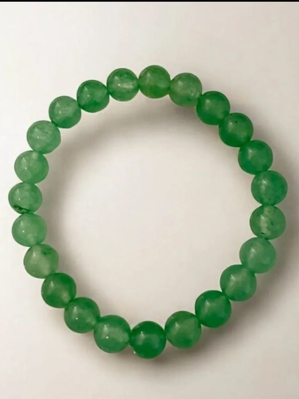 Green Aventurine Beaded Bracelet Handcrafted 8mm New